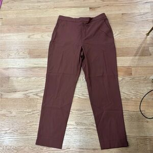 Straight-Leg Dress Pants in Clay